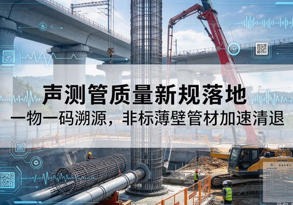 石河子声测管质量新规落地，一物一码溯源，非标薄壁管材加速清退